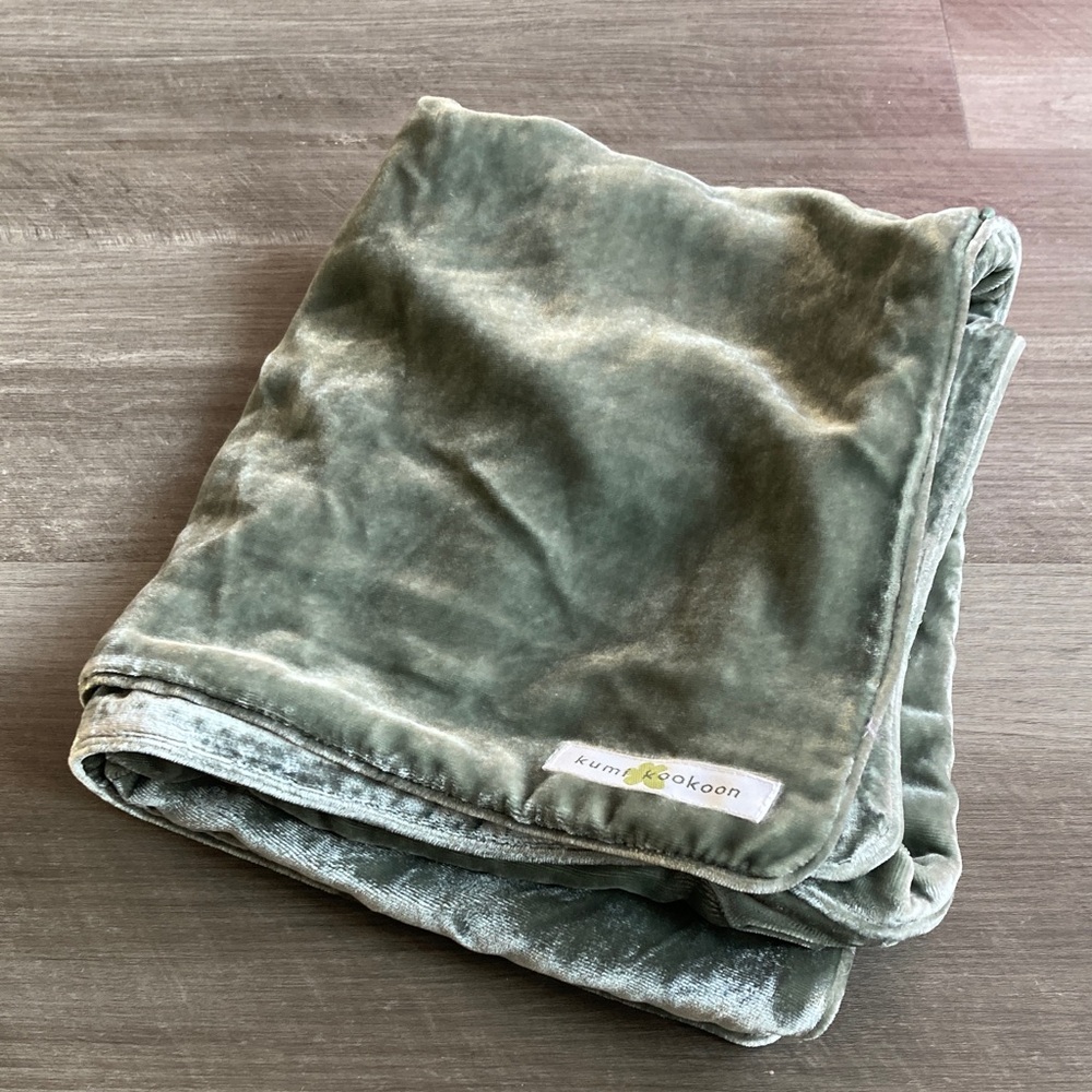 kumi Kookoon Luxury 100% Silk Velvet Long Lumbar Pillowcase Sham Pillow Cover
